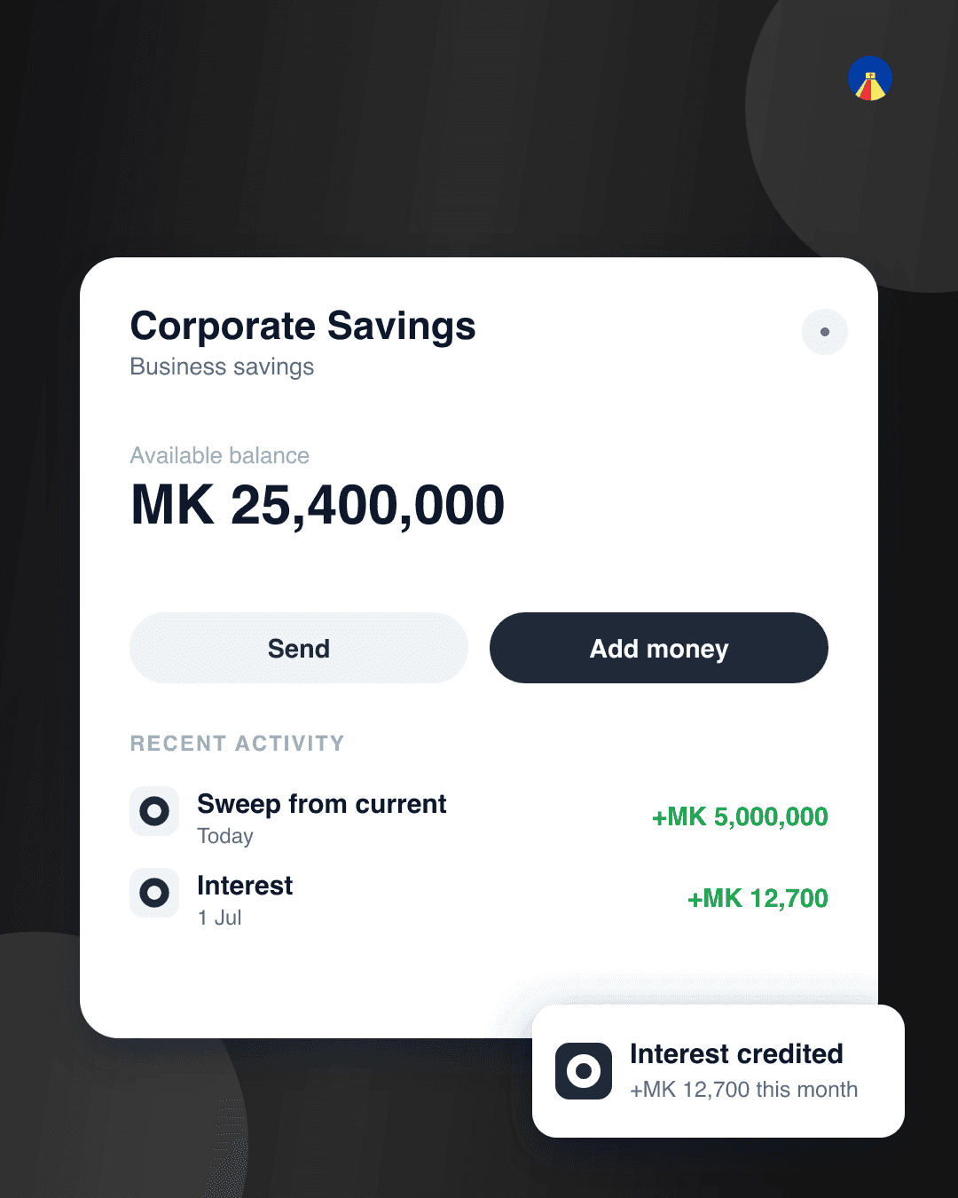 Corporate Savings Account